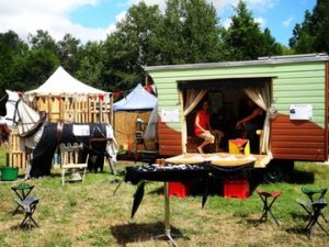 the dragonfly wagon at the Aboriginal dream festival